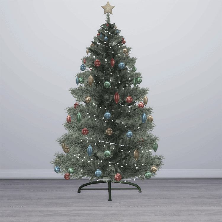 how to decorate christmas tree sims 4