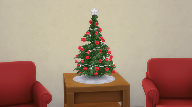 Christmas Tree Lamp by veranka / Sims 4 CC