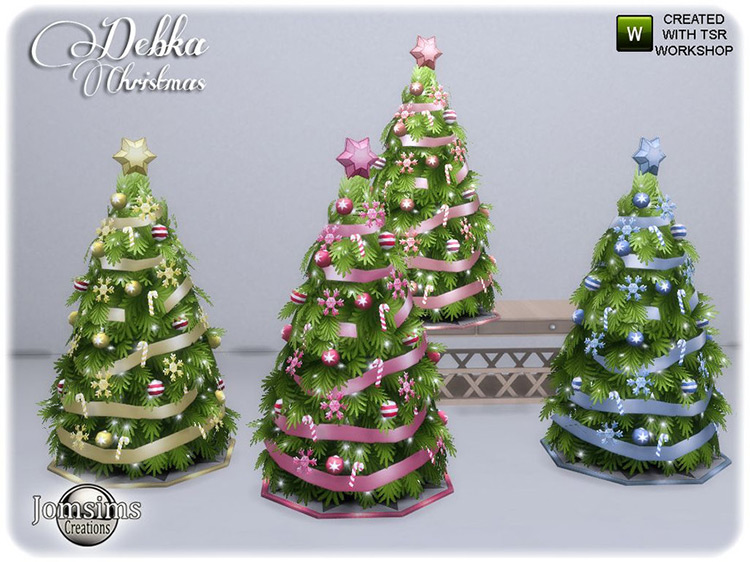 Debka Christmas Living Pt. 2 Christmas Tree / TS4 CC