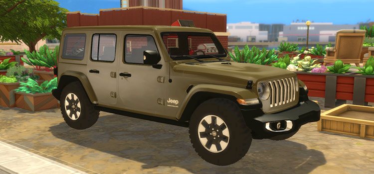 Jeep Wrangler Mod for The Sims 4