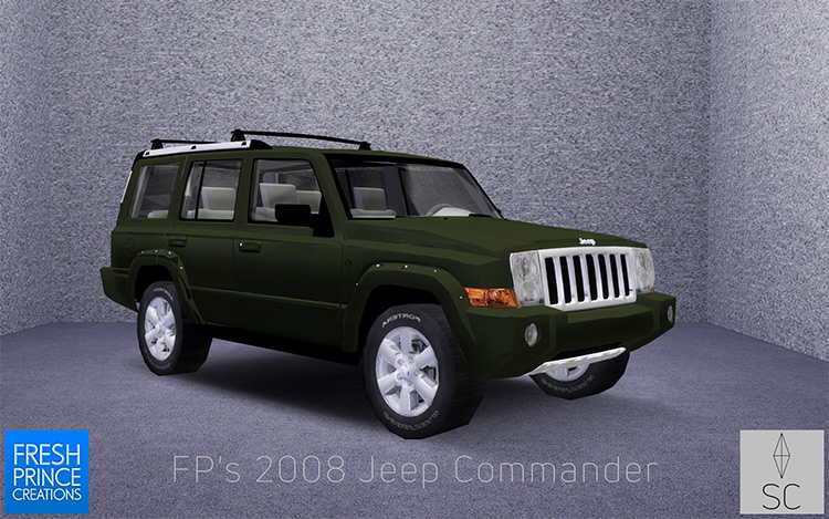 Jeep Commander (2008) CC for The Sims 4