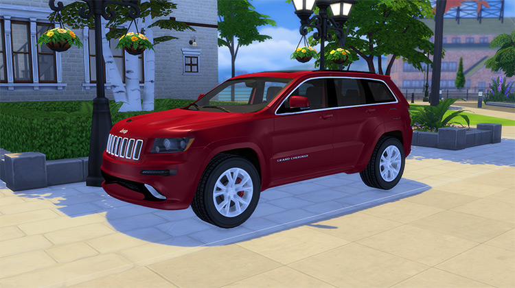 Jeep Grand Cherokee SRT8 (2013) CC for The Sims 4