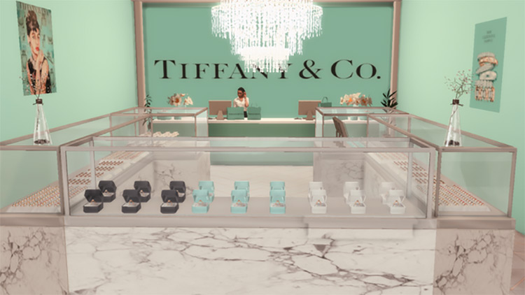 Tiffany & Co Stuff Pack by BillLS4CC / Sims 4 CC