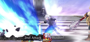 2nd Buster Attack Screenshot in FGO