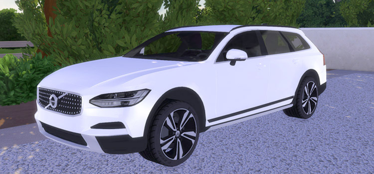 Volvo V90 White SUV CC (TS4)