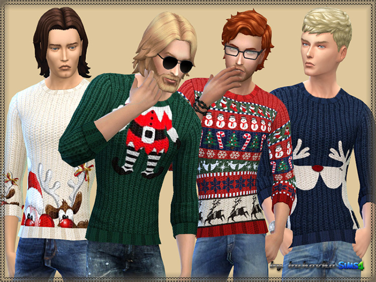 Sweater Merry Christmas Pack by bukovka / Sims 4 CC