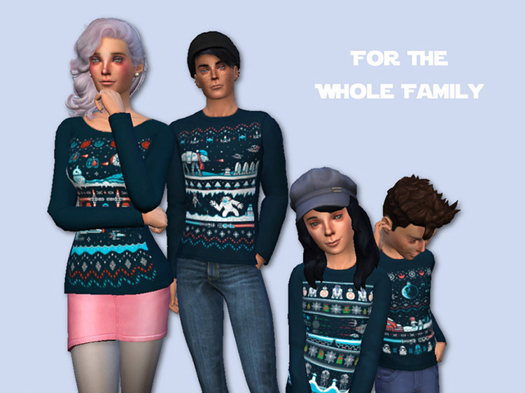Star Wars Christmas Sweaters by simmi98x / Sims 4 CC