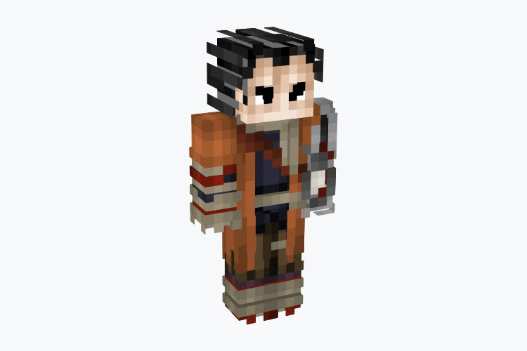 Sekiro Samurai Minecraft Skin