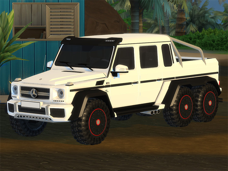 Mercedes-Benz G63 AMG 6x6 Truck (2013) for The Sims 4
