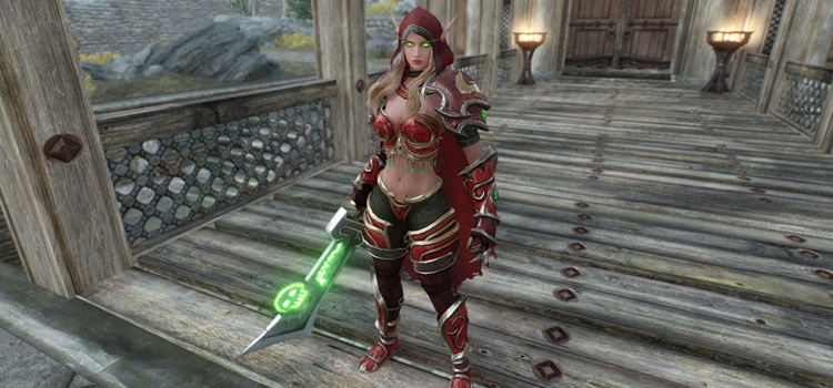 Sylvanas WoW Follower in Skyrim