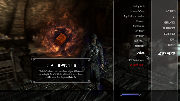 Special Perks from Questing / Skyrim Mod