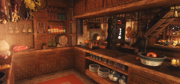 The Ravens Breezehome Interior Screenshot (Skyrim Mod)