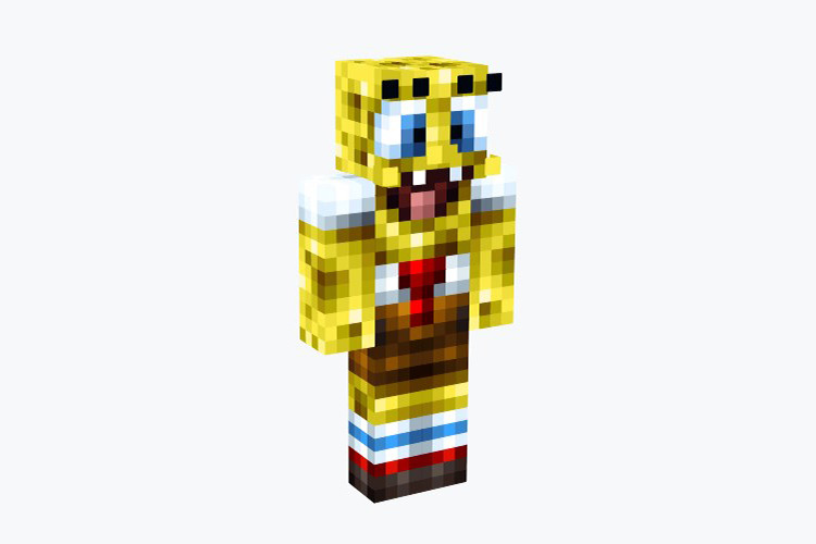 SpongeBob SquarePants Minecraft Skin