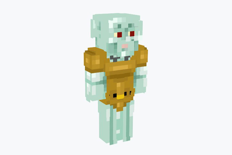 Handsome Squidward Minecraft Skin