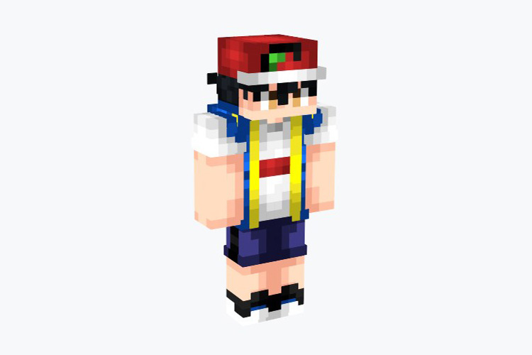 Pokemon red Minecraft Skins