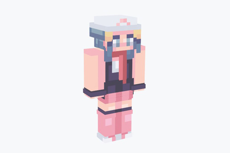 Pokemon trainer Red Minecraft Skin