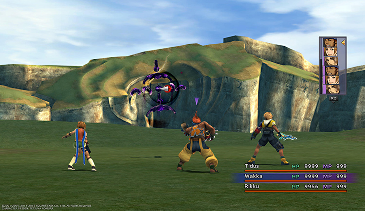 Nega Elemental Battle Screenshot / FFX HD