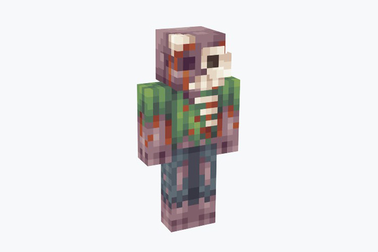 Decaying Zombie Skin For Minecraft