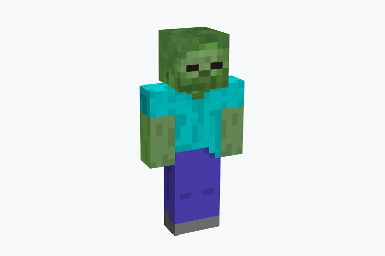 The Original Zombie Player Skin for Minecraft