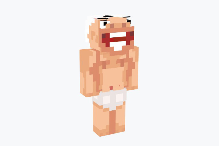 Ugly Adult Baby Skin For Minecraft