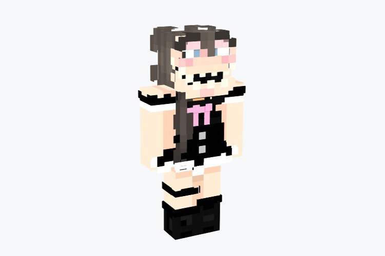 Ugly French Maid Minecraft Skin