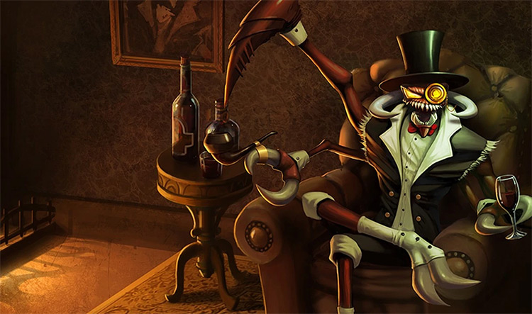 Gentleman Cho’Gath Skin Splash Image from League of Legends