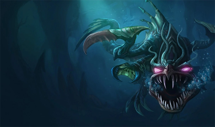 Loch Ness Cho’Gath Skin Splash Image from League of Legends