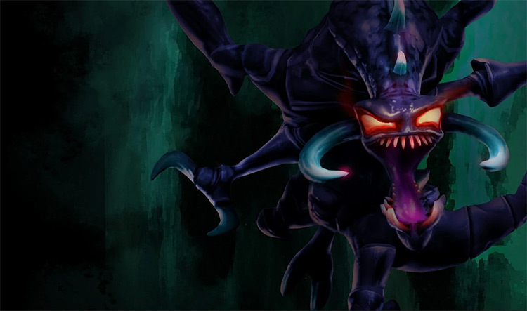 Nightmare Cho’Gath Skin Splash Image from League of Legends