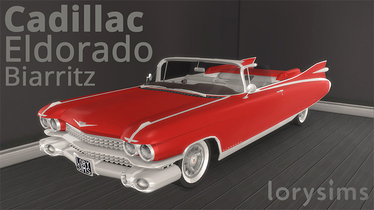 Cadillac Eldorado Biarritz (1959) Sims 4 Car CC