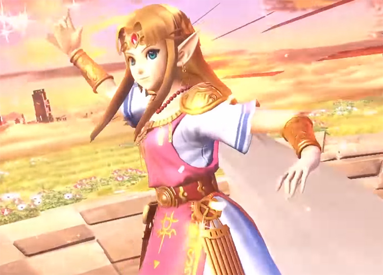 Princess Zelda Victory Pose from Super Smash Bros. Ultimate