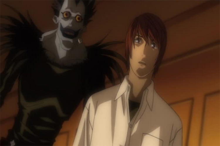Ryuk and Light Yagami from Death Note