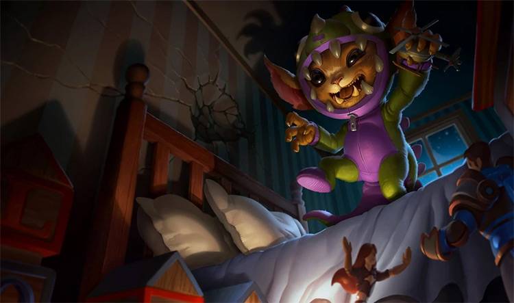 Dino Gnar Skin Splash Image from League of Legends