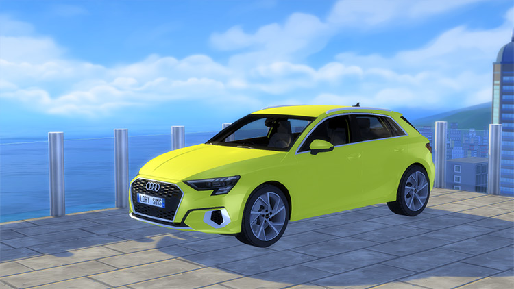 Yellow Audi A3 Sportback (2021) TS4 CC