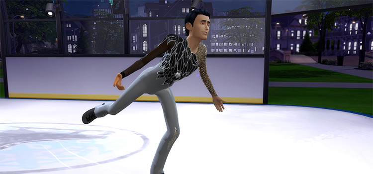 Figure Skating Male Outfit in TS4