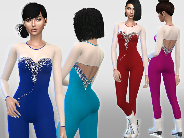 Ice Skating Outfit / Sims 4 CC
