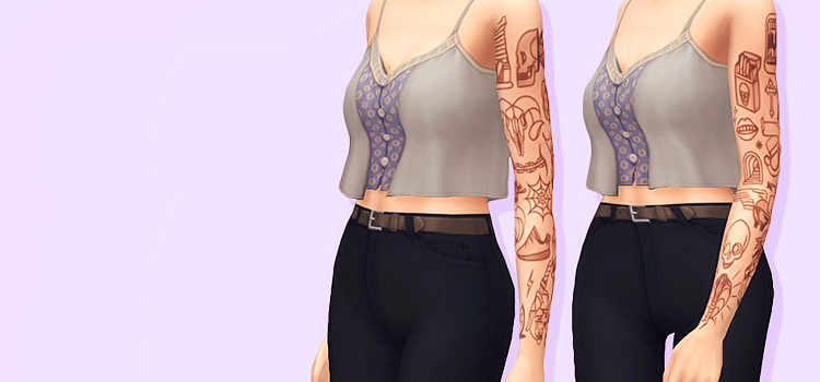 31 Gorgeous Sims 4 Tattoos to Add to Your CC Folder  Must Have Mods