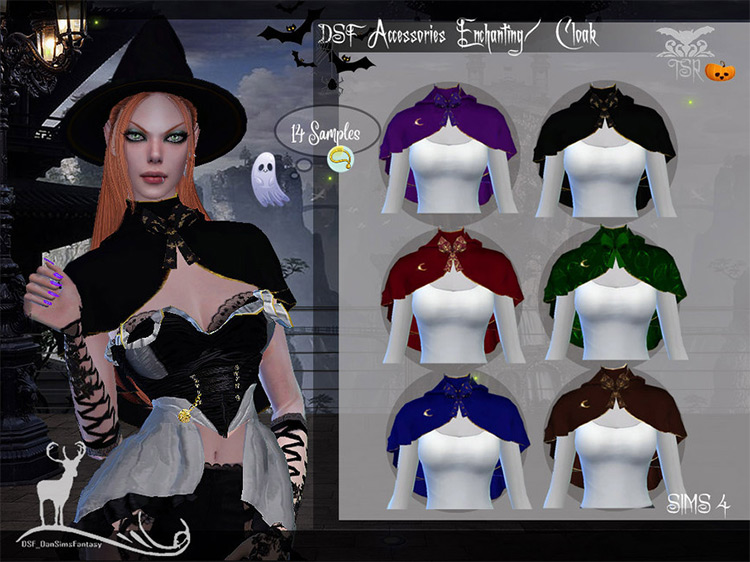 Sims 4 Capes   Cloaks CC  All Free    FandomSpot - 59