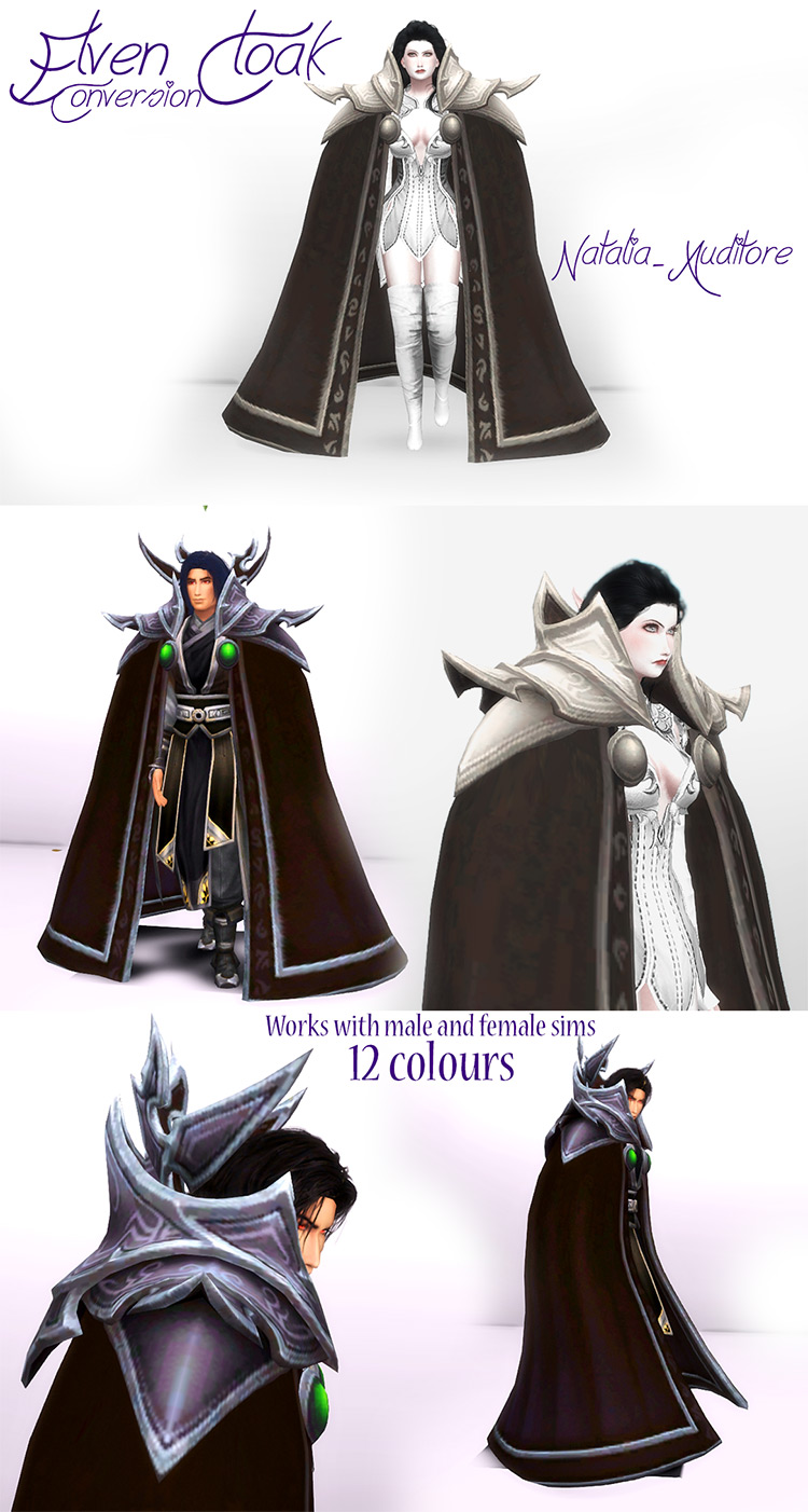 Sims 4 Capes   Cloaks CC  All Free    FandomSpot - 90