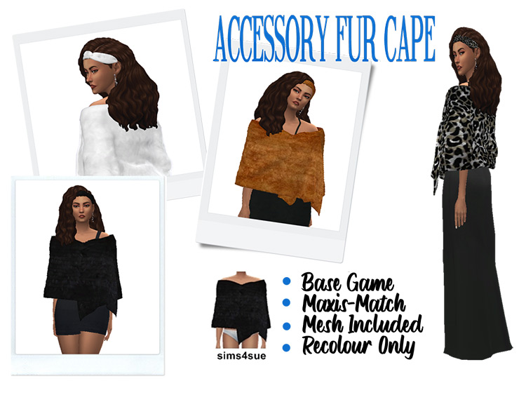 Sims 4 Capes   Cloaks CC  All Free    FandomSpot - 66