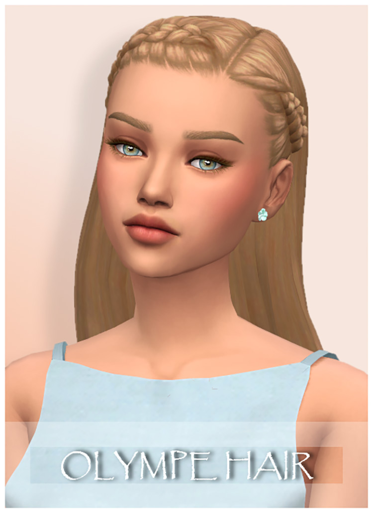 Sims 4 Maxis Match Braided Hair CC  All Free    FandomSpot - 14