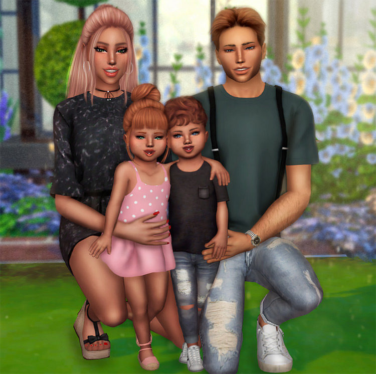 Twins Set #1 / Sims 4 Pose Pack