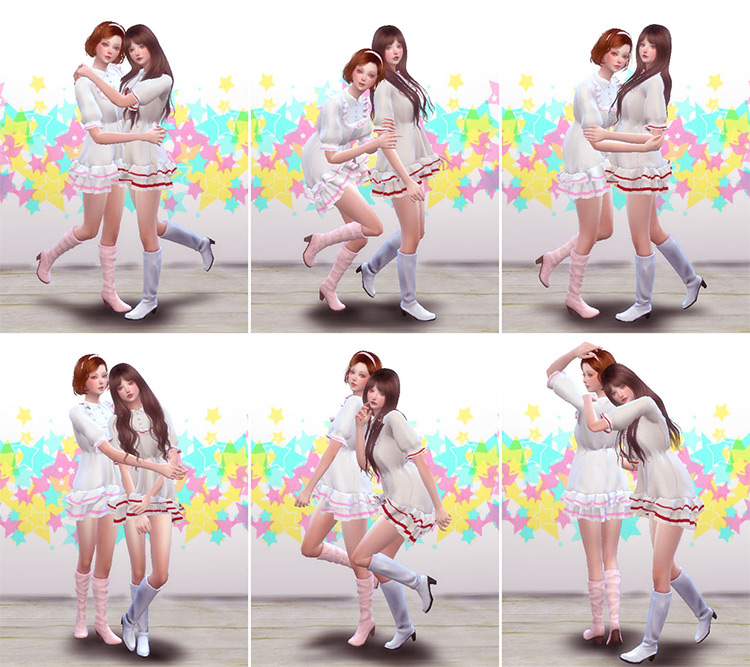 Sims 4 Twins Pose Packs  Newborns  Kids   Toddlers    FandomSpot - 30