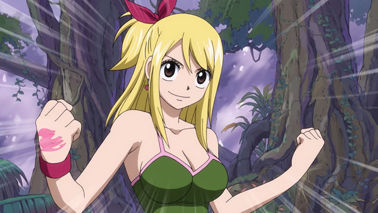 Lucy Heartfilia Fairy Tail anime screenshot