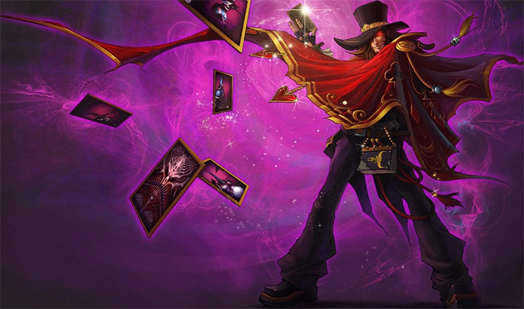 The Magnificent Twisted Fate Skin Splash Image from League of Legends