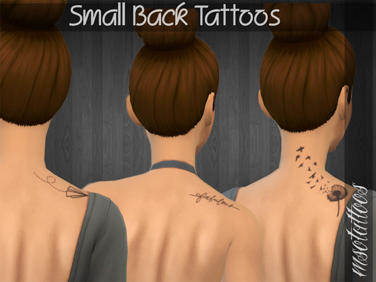 Simple   Minimalist Tattoo CC For The Sims 4   FandomSpot - 90