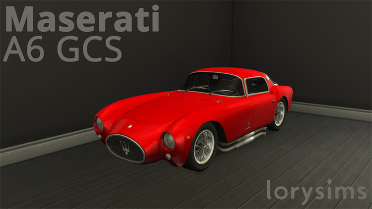 Maserati A6 GCS (1953) / Sims 4 CC
