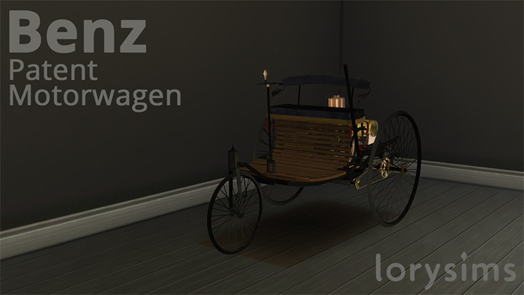 Benz Patent Motorwagen (1886) / Sims 4 CC