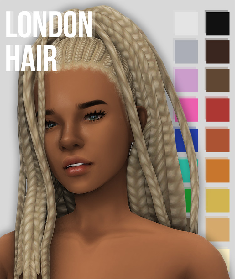 Best Sims 4 Maxis Match Ponytail Hair CC  All Free    FandomSpot - 17