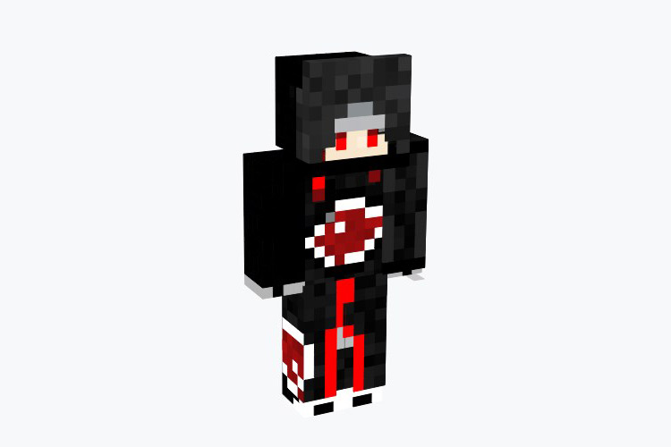 Itachi (Black Hoodie) Skin For Minecraft