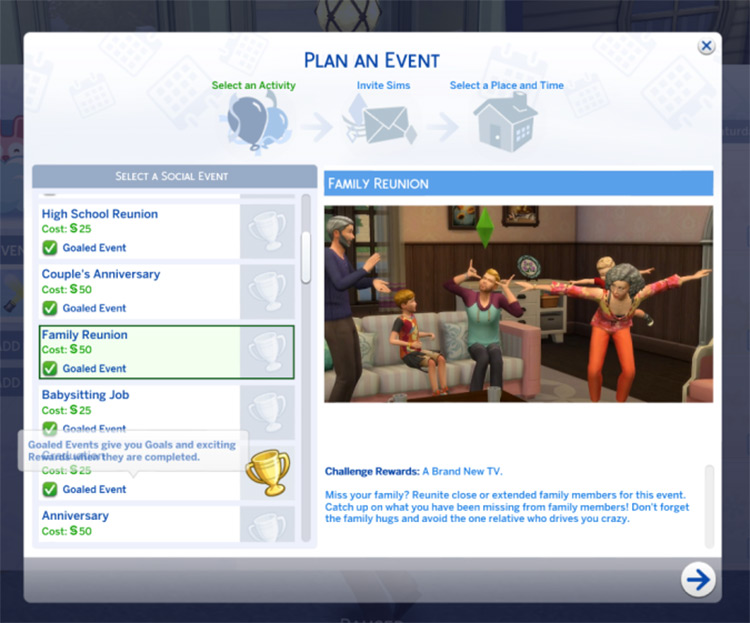 Family Reunion Event by KiaraSims4Mods Sims 4 CC